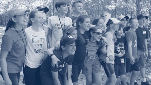 Classical Conversations homeschool students spend community day together.