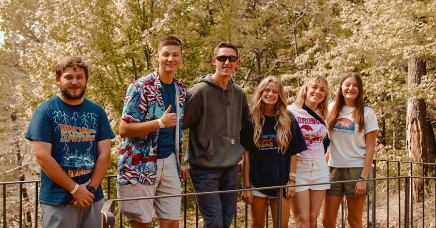 A group of Christian homeschool graduates who are part of the Odyssey gap year program